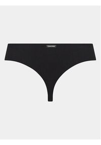 Calvin Klein Swimwear Dół od bikini KW0KW02046 Czarny. Kolor: czarny. Materiał: syntetyk