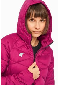 Kurtka outdoorowa anorak damska Joma Explorer wiatroodporna pikowana z kapturem. Typ kołnierza: kaptur. Kolor: różowy