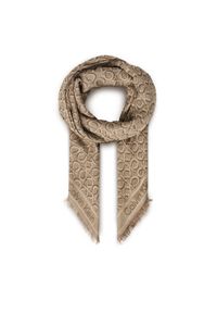 Calvin Klein Chusta Aop Monogram Jacquard LV04F8054G Beżowy. Kolor: beżowy. Materiał: materiał