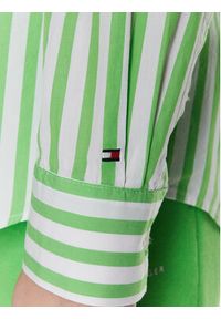 TOMMY HILFIGER - Tommy Hilfiger Koszula 1985 WW0WW38685 Zielony Relaxed Fit. Kolor: zielony. Materiał: bawełna