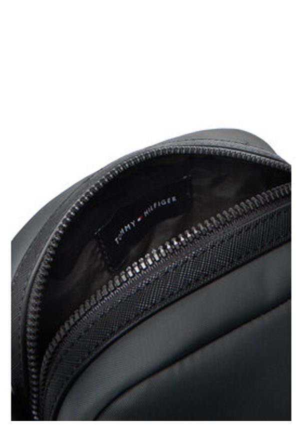 TOMMY HILFIGER - Tommy Hilfiger Saszetka Th Repreve Mini Reporter AM0AM14009 Szary. Kolor: szary. Materiał: materiał