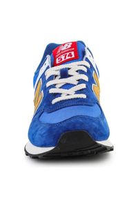 Buty New Balance M U574HBG niebieskie. Kolor: niebieski. Materiał: materiał, skóra, guma. Model: New Balance 574 #2