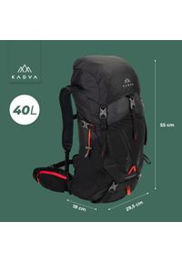 Plecak trekkingowy KADVA Vagabundo 40 l. Kolor: czarny