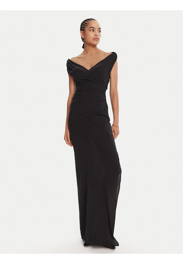 JACQUEMUS Sukienka wieczorowa Rita 25E251DR237-1767 990 Czarny Regular Fit. Kolor: czarny. Materiał: syntetyk. Styl: wizytowy