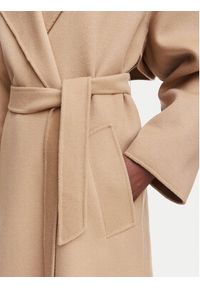 Weekend Max Mara Płaszcz wełniany Operoso 2625016011 Brązowy jasny Regular Fit. Kolor: brązowy. Materiał: wełna #2