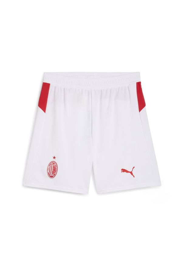 Puma - Męskie szorty AC Milan 25/26 PUMA White. Kolor: biały. Materiał: tkanina. Sport: piłka nożna