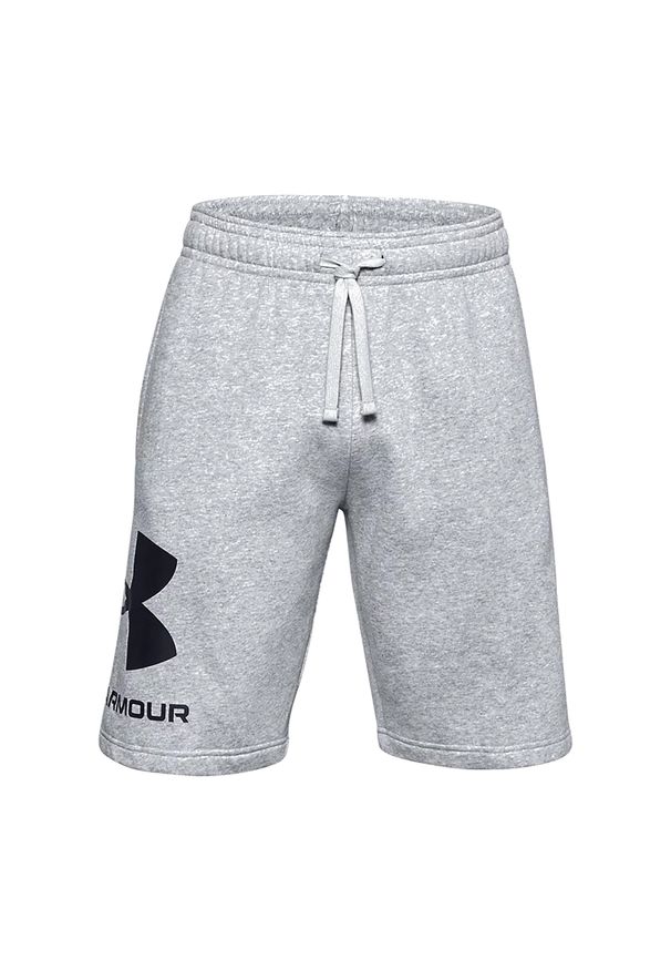 Spodenki fitness męskie Under Armour Rival Fleece. Kolor: szary. Sport: fitness