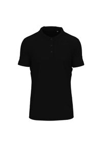 Stedman - Męska, Rozciągliwa Koszulka Polo. Typ kołnierza: polo. Kolor: czarny #1