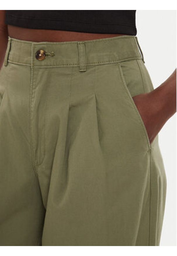 Levi's® Spodnie materiałowe A7535-0000 Zielony Wide Leg. Kolor: zielony. Materiał: bawełna