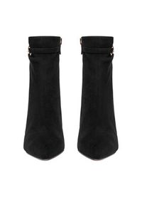 Nine West Botki CEO-LANA-01 Czarny. Kolor: czarny. Materiał: materiał