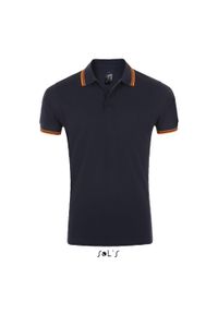 SOL'S - Polo Sol's Pasadena. Typ kołnierza: polo. Kolor: wielokolorowy, niebieski, pomarańczowy. Styl: elegancki #1