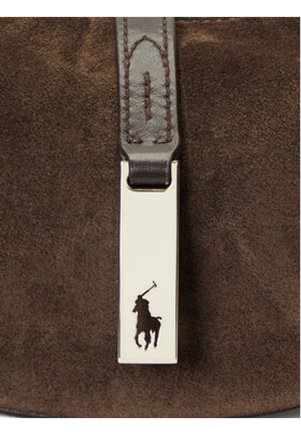 Polo Ralph Lauren Torebka 428929801004 Brązowy. Kolor: brązowy. Materiał: skórzane, zamszowe