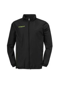 UHLSPORT - Dziecięca kurtka wodoodporna Uhlsport Score. Kolor: czarny, zielony, wielokolorowy. Materiał: materiał. Sport: piłka nożna