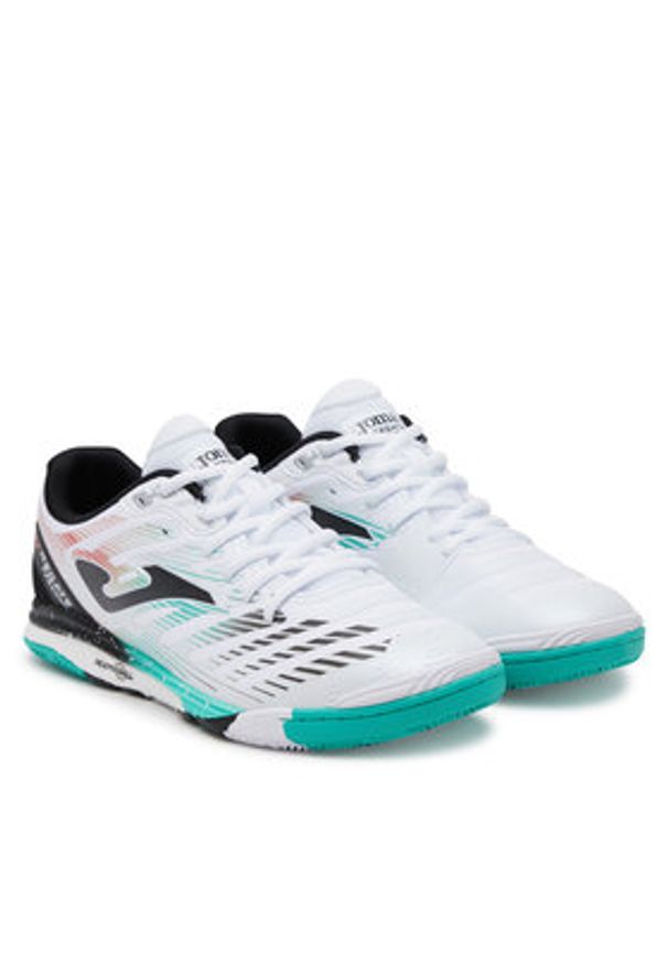 Joma Buty do piłki nożnej Regate Rebound 2502 RRES2502IN Biały. Kolor: biały. Materiał: skóra