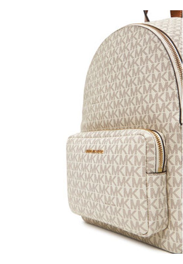 MICHAEL Michael Kors Plecak Tanner 30T5GTNB2B Beżowy. Kolor: beżowy. Materiał: skóra