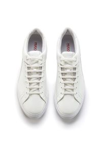Hugo Buty kolor biały. Zapięcie: sznurówki. Kolor: biały. Materiał: guma #7