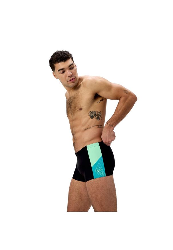 Spodenki Kąpielowe Męskie Speedo Divespl Asht. Kolor: czarny. Materiał: materiał