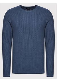 Jack&Jones PREMIUM Sweter Carlos 12179861 Granatowy Regular Fit. Kolor: niebieski. Materiał: syntetyk #5