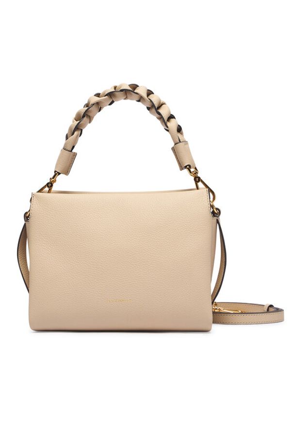 Coccinelle Torebka Boheme Small Beżowy. Kolor: beżowy. Materiał: skórzane