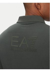 EA7 Emporio Armani Polo 7M000228 AF10373 U8109 Szary Regular Fit. Typ kołnierza: polo. Kolor: szary. Materiał: bawełna #3