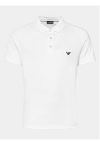 Emporio Armani Underwear Polo 211804 4R461 00010 Biały Regular Fit. Typ kołnierza: polo. Kolor: biały. Materiał: bawełna