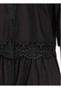 TwinSet - TWINSET Koszula 251TT2093 Czarny Loose Fit. Kolor: czarny. Materiał: bawełna #5