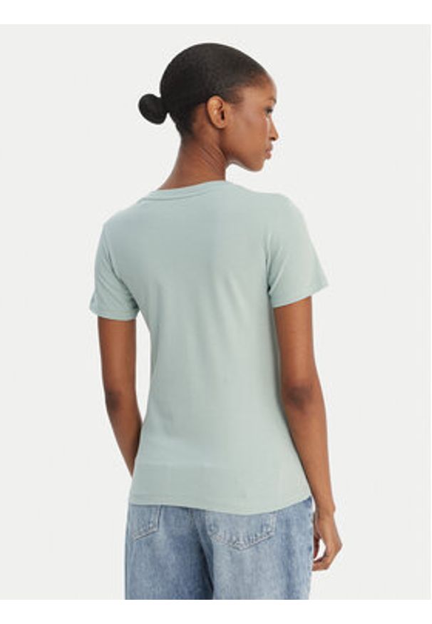 Guess Jeans T-Shirt W4YI23 J1314 Zielony Regular Fit. Kolor: zielony. Materiał: bawełna