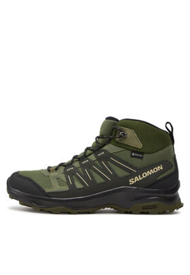salomon - Salomon Trekkingi Grivola Mid Gore-Tex L47606400 Zielony. Kolor: zielony. Materiał: materiał. Technologia: Gore-Tex. Sport: turystyka piesza
