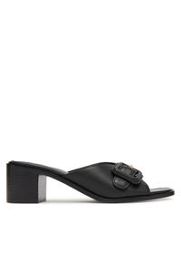 BOSS Klapki Charlize 50542206 Czarny. Kolor: czarny. Materiał: skóra