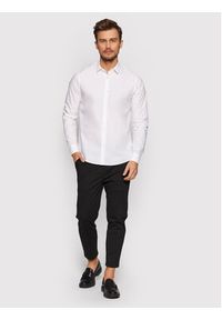 Calvin Klein Jeans Koszula J30J319065 Biały Slim Fit. Kolor: biały. Materiał: bawełna #5