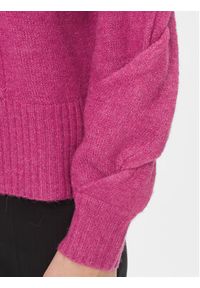 YAS Sweter 26031213 Różowy Regular Fit. Kolor: różowy. Materiał: syntetyk #4
