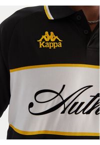 Kappa Polo Authentic Odran 321Y3PW Czarny Regular Fit. Typ kołnierza: polo. Kolor: czarny. Materiał: syntetyk #3
