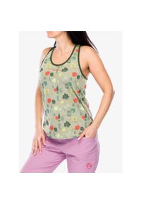 LA SPORTIVA - Top wspinaczkowy damski La Sportiva Botanic Tank. Kolor: zielony