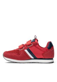 Sneakersy dziecięce czerwone U.S. Polo Assn. NOBIK006K/2HT1. Kolor: czerwony. Sezon: lato, jesień