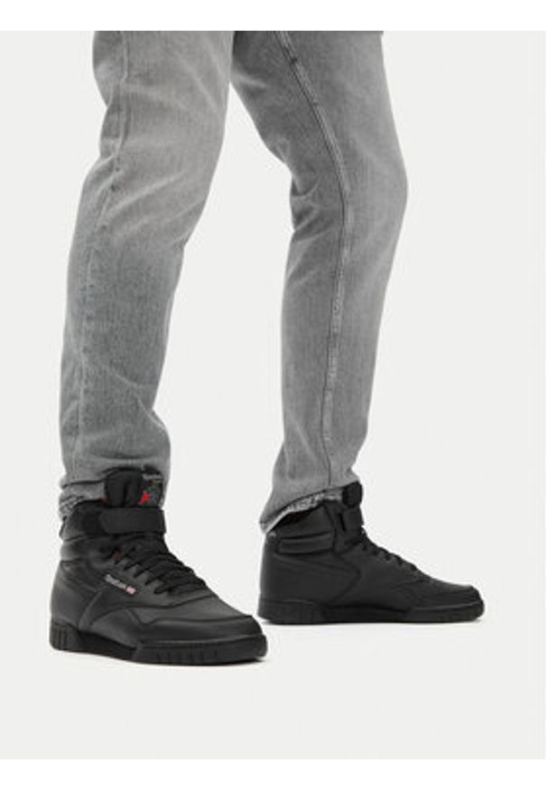 Reebok Sneakersy EO-EX-O-FIT HI 100000109 Czarny. Kolor: czarny. Materiał: skóra, syntetyk