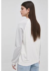 Liu Jo bluza damska kolor beżowy z aplikacją. Okazja: na co dzień. Kolor: beżowy. Długość rękawa: długi rękaw. Długość: długie. Wzór: aplikacja. Styl: casual