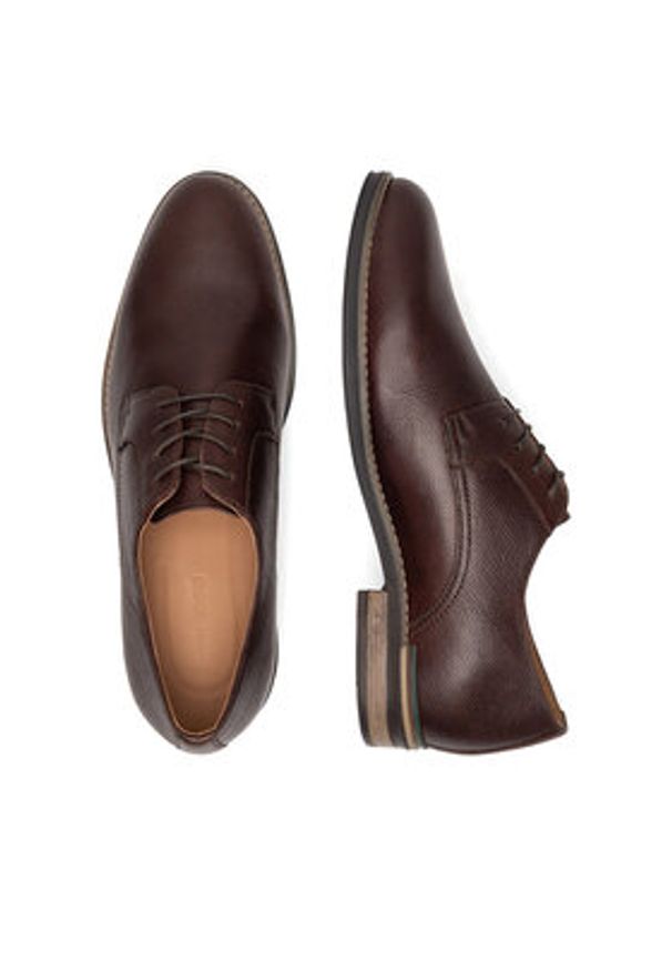 Gino Rossi Półbuty VITALE-01 MI08 Brązowy. Kolor: brązowy. Materiał: skóra