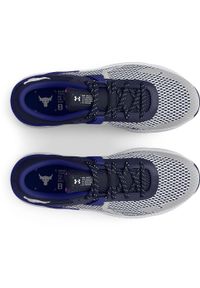 Buty Under Armour Project Rock, Dla obu płci. Kolor: szary. Materiał: materiał. Sport: fitness