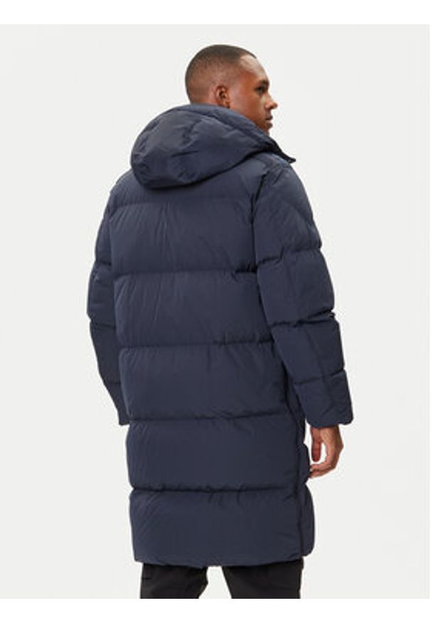 Parajumpers Płaszcz zimowy Long Bear 25WMPMPUHF04 Granatowy Regular Fit. Kolor: niebieski. Materiał: syntetyk. Sezon: zima
