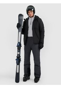 4f - 4F Kurtka narciarska membrana 5000 męska - czarna XXL. Kolor: czarny. Materiał: poliester, materiał. Sezon: zima #2