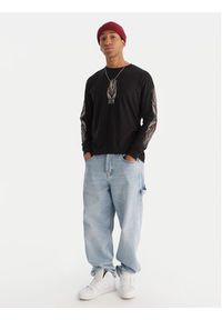 DC Shoes Longsleeve Burn Out HLS EDYZT04355 Czarny Regular Fit. Kolor: czarny. Materiał: syntetyk. Długość rękawa: długi rękaw