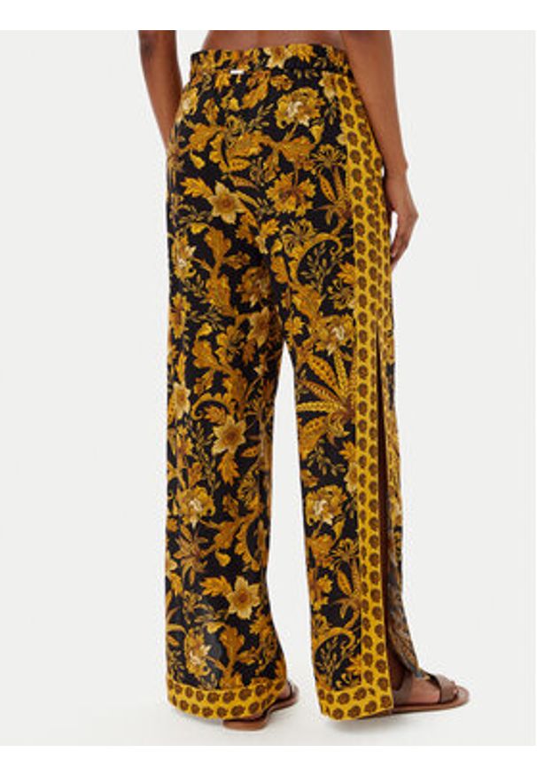 SELMARK - Selmark Spodnie palazzo BM275 Czarny Relaxed Fit. Kolor: czarny. Materiał: wiskoza