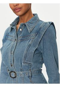 Morgan Sukienka jeansowa 251-RICOLI Szary Regular Fit. Kolor: szary. Materiał: bawełna #2