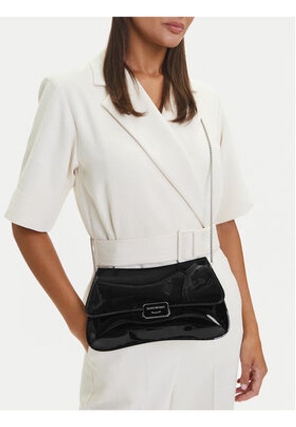 Emporio Armani Torebka EW001777 AF17287 UC001 Czarny. Kolor: czarny. Materiał: skórzane