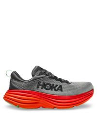 HOKA - Hoka Buty do biegania Bondi 8 1123202 Szary. Kolor: szary. Materiał: materiał