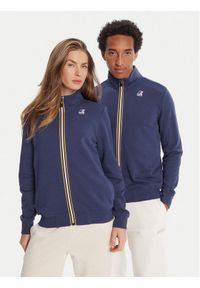 K-Way Bluza Augur K41225W Granatowy Regular Fit. Kolor: niebieski. Materiał: bawełna