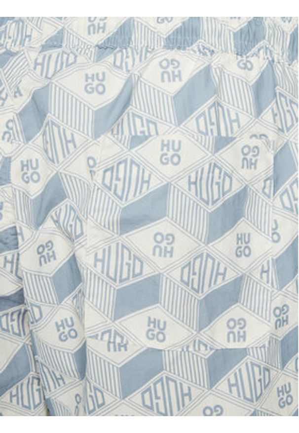 Hugo - HUGO Szorty kąpielowe Rik 50533795 Błękitny Regular Fit. Kolor: niebieski. Materiał: syntetyk
