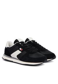 Tommy Jeans Sneakersy Tjm Eva Runner Mix Material EM0EM01737 Czarny. Kolor: czarny. Materiał: zamsz, skóra #6