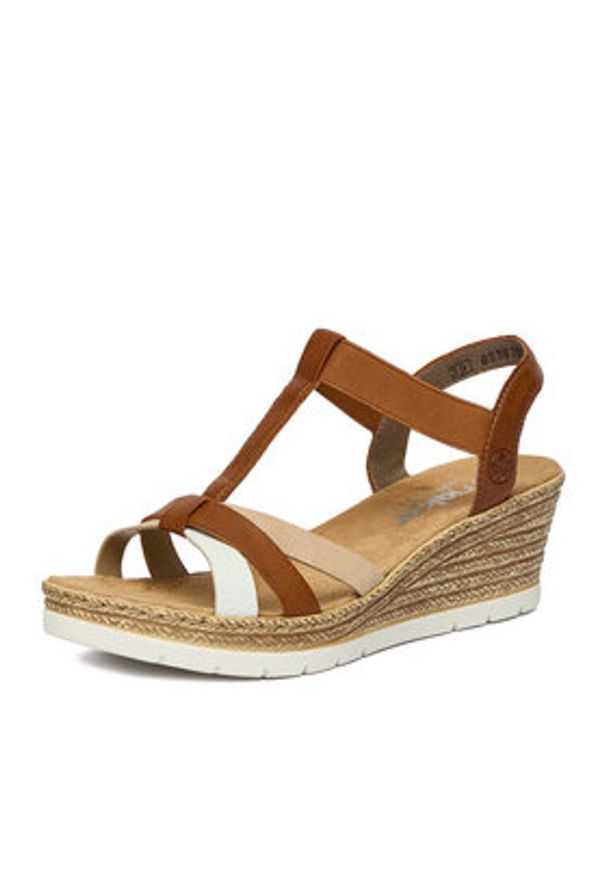 Rieker Sandały CEO-61995-81 Brązowy. Kolor: brązowy. Materiał: skóra