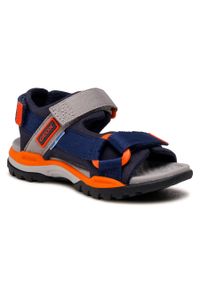Sandały Geox J Borealis B. A J150RA 01511 C0659 M Navy/Orange. Kolor: niebieski. Materiał: materiał #1